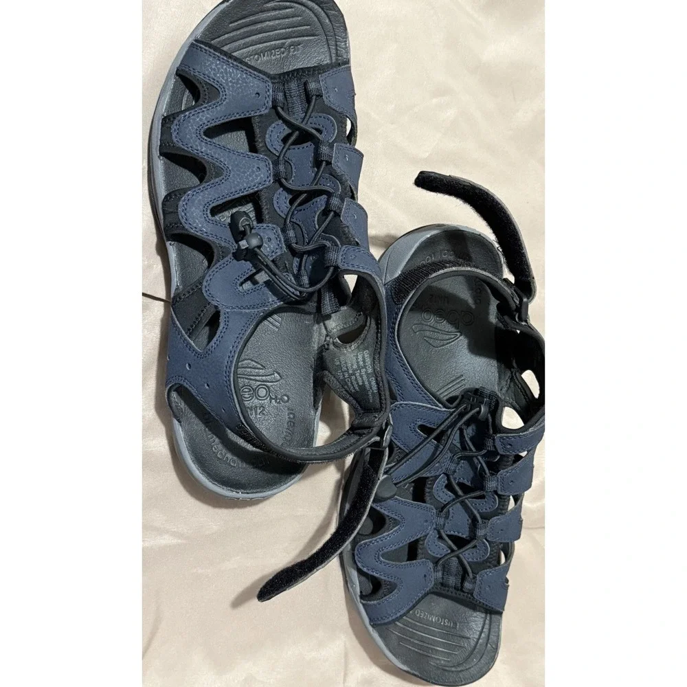 Abeo Sandals‎ BIO System Size 12m  Navy Slip On